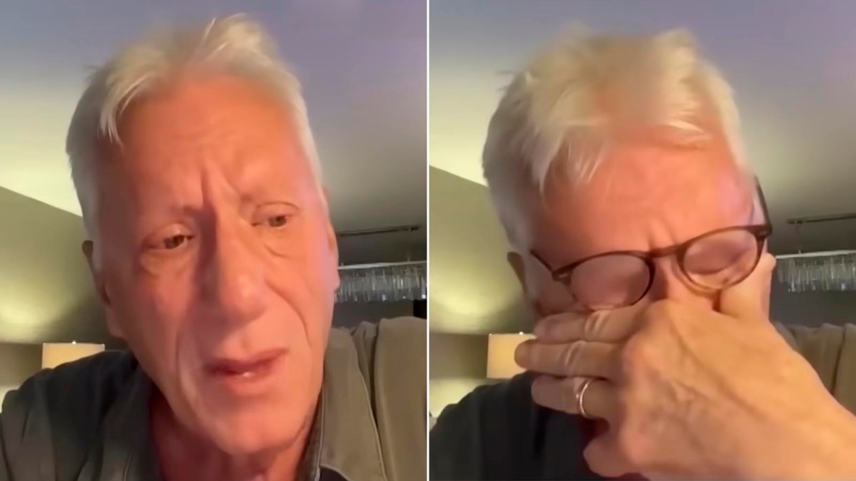 'All Gone': James Woods breaks down in tears recounting